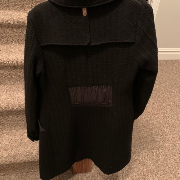 Mackage wool and leather coat - Picture 2 of 2